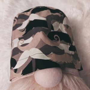 New Camo Mustache Scrub Hat